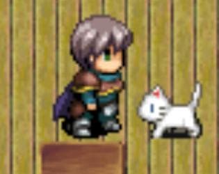 Raphael and his robot cat
