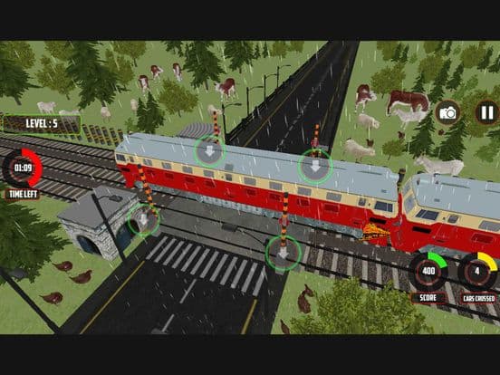 Railroad Crossing Train Sim 3D screenshot 3