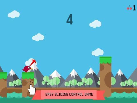 The Flappy Bouncing Bird: the new classic original sliding bird game screenshot 2