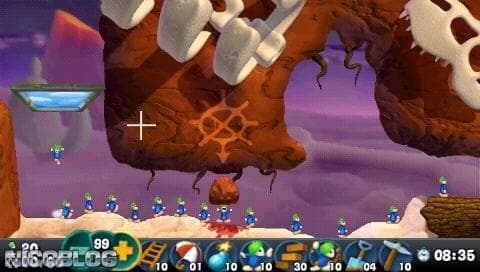 Lemmings (PSP) screenshot 3