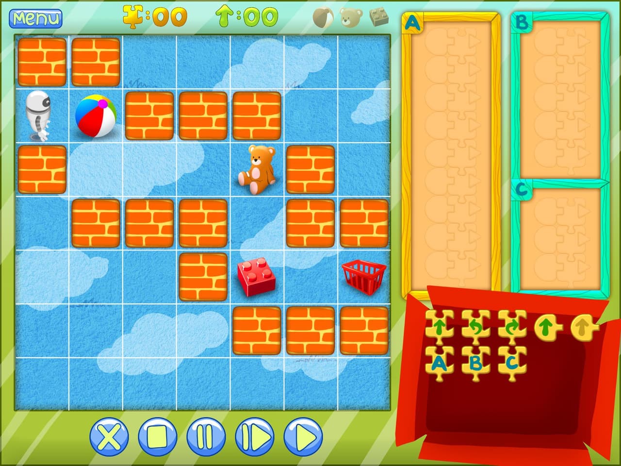 Kid Bot - programming puzzles for kids and big children screenshot 2