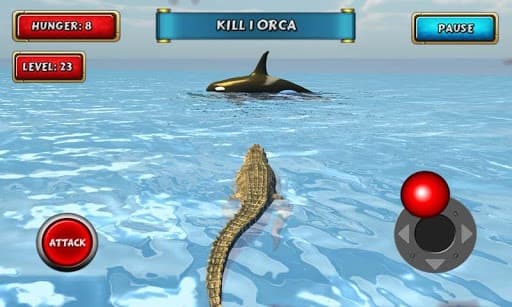 Crocodile Simulator Beach Hunt screenshot 6