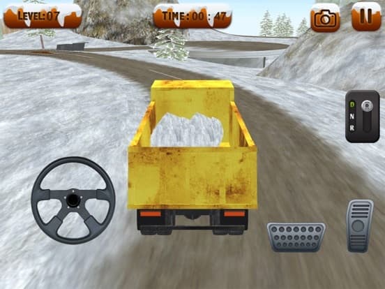 Snow Plow Truck Driver 3d simulator game screenshot 3