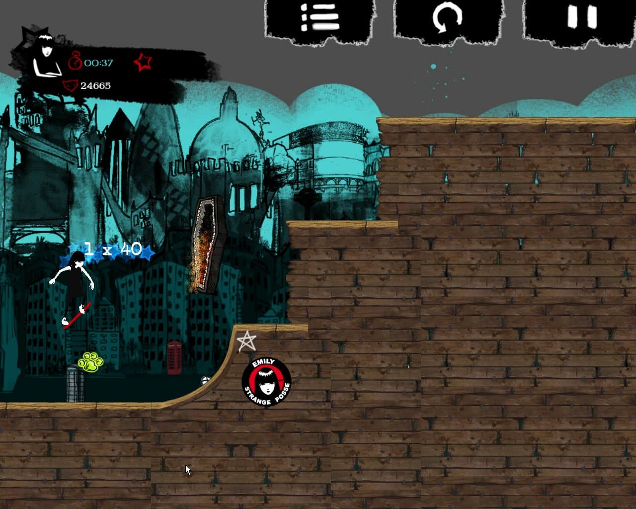 Emily the Strange: Skate Strange screenshot 3