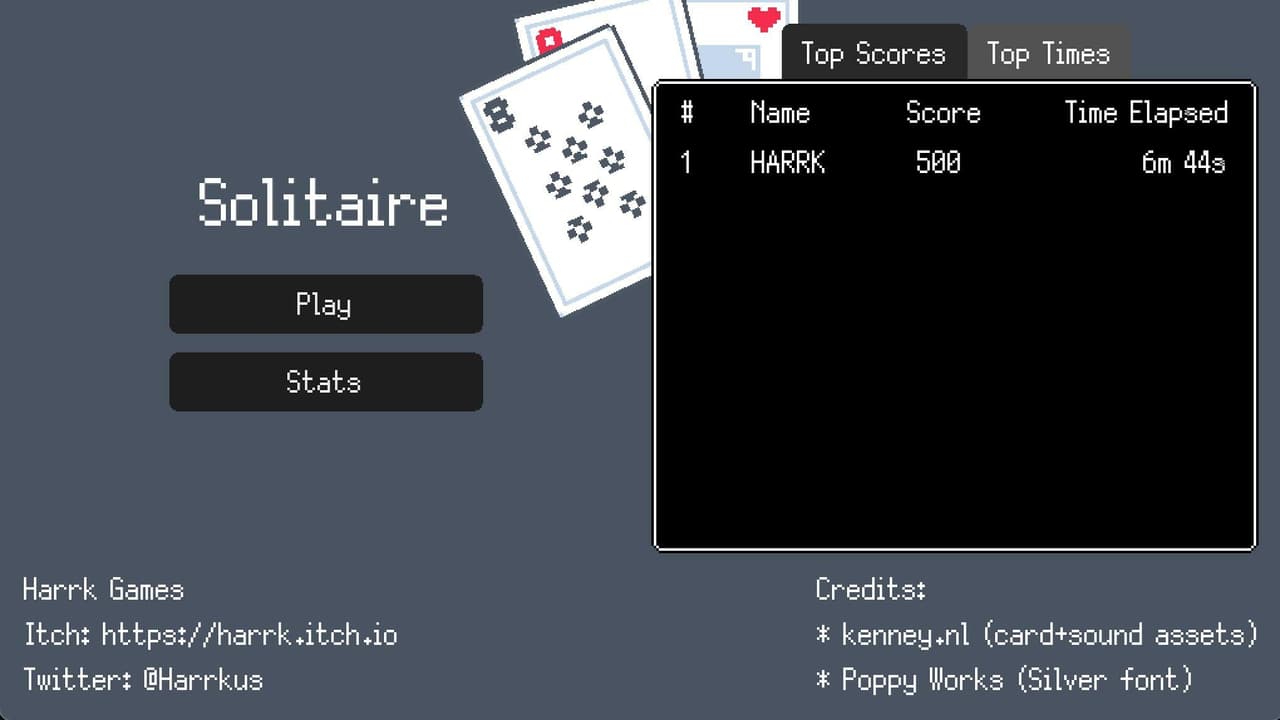 Solitaire Klondike (itch) screenshot 2
