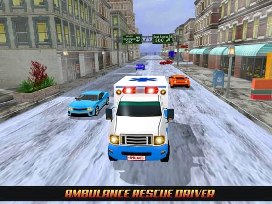 Ambulance Duty Simulator 2017-Rescue Driving 3D screenshot 4
