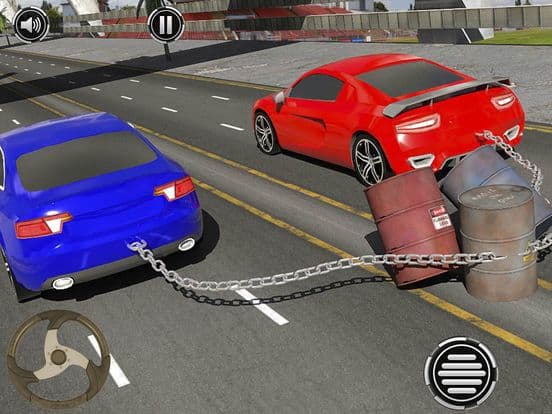 Chained Cars Drag Race screenshot 4