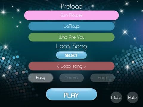 Tap the music