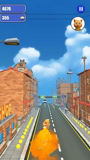 Cat Leo Run - Talking Cat Leo vs. Dog screenshot 6