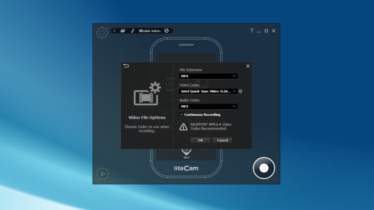 liteCam Android: No Root Android Screen Recorder screenshot 4
