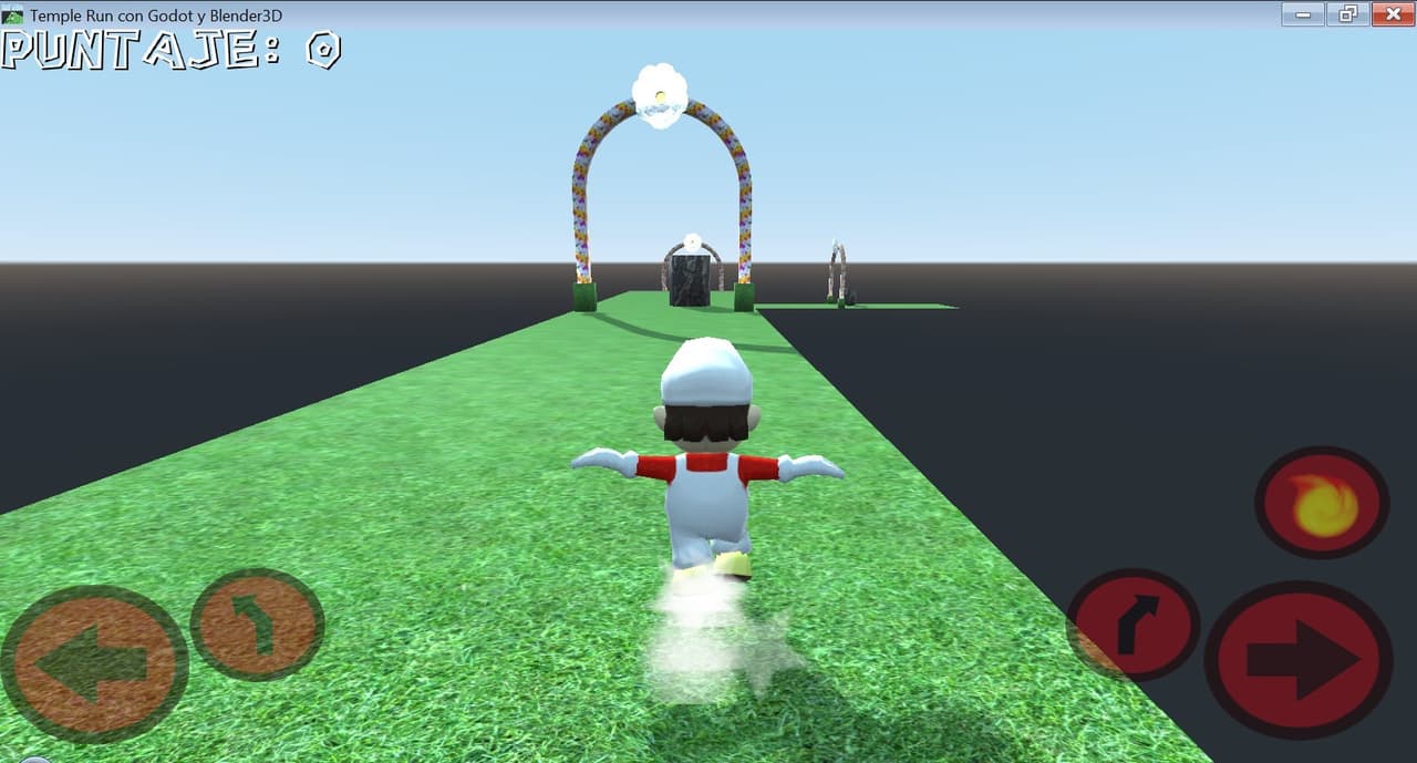 Temple Run 3D Con Godot engine y Blender screenshot 4