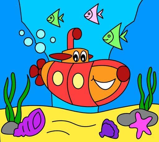 Coloring pages for children: transport screenshot 5