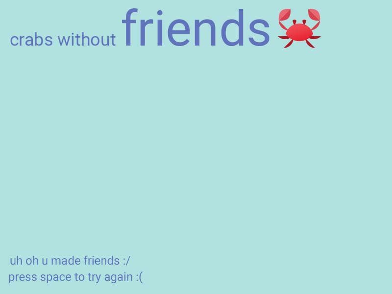 crabs without friends screenshot 3