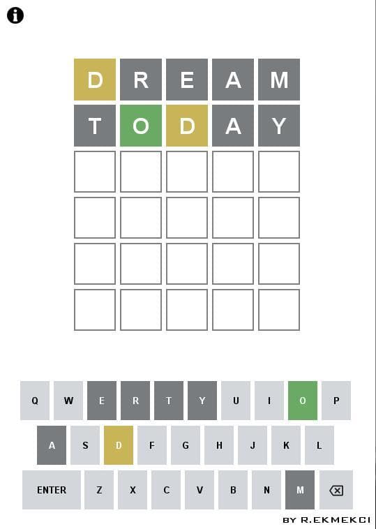 Wordle English screenshot 2
