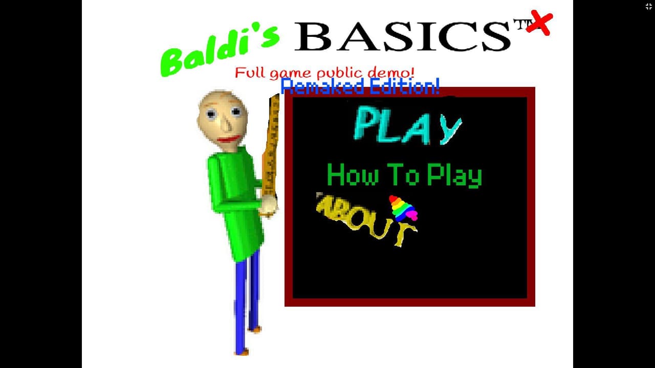 Baldis Basics Remake Edition (Scratch Mod) screenshot 2
