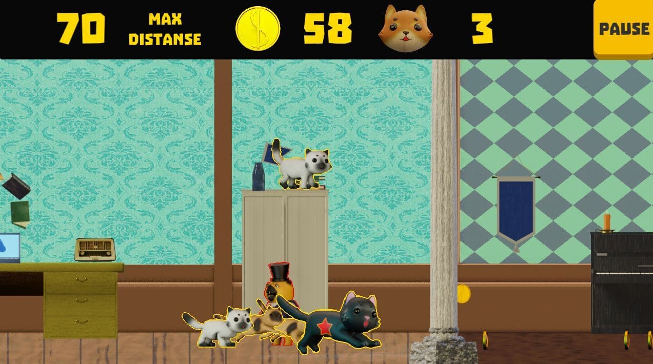 Cute Crushy Cat Runner screenshot 4