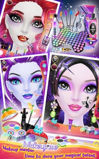 Halloween Makeup Me screenshot 6