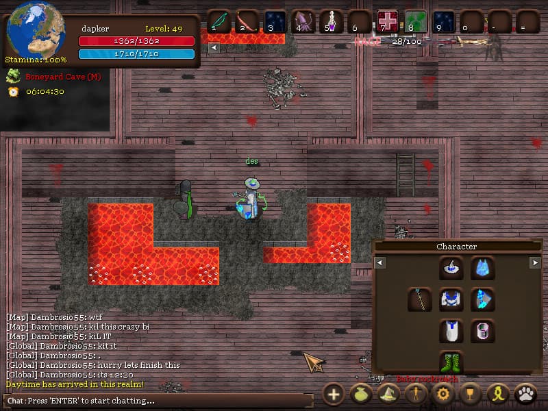 Orake 2D MMORPG screenshot 2