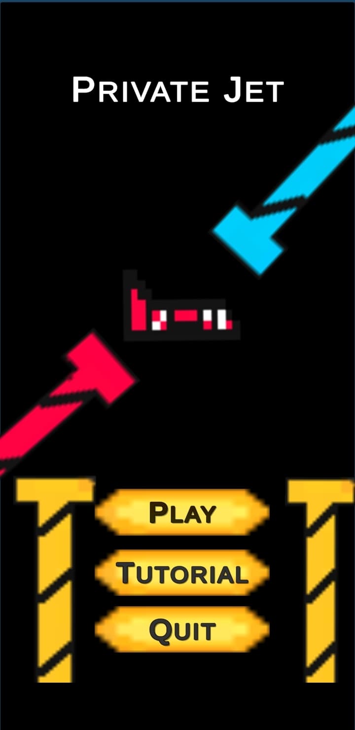 Flappy bird Private jet screenshot 2