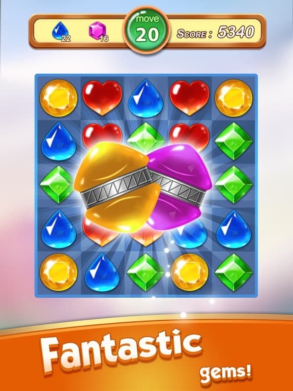 Jewels & Gems - Match 3 Games screenshot 5