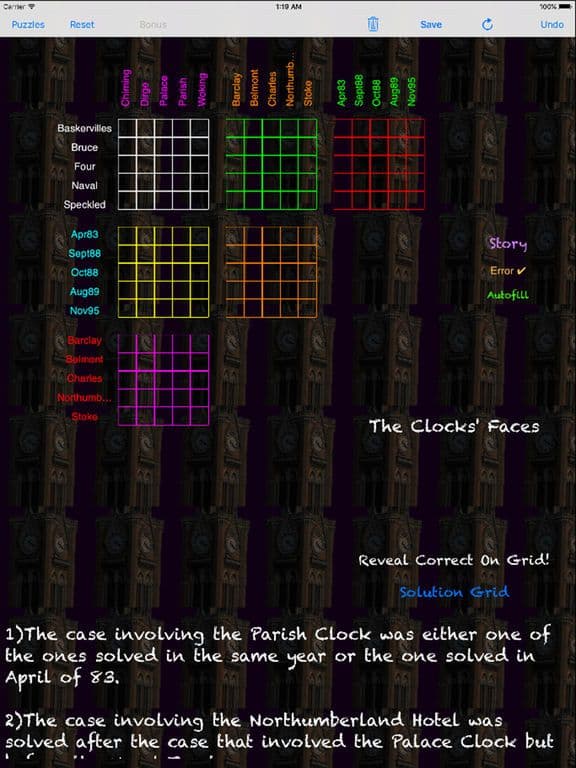 Sherlocks Logic Puzzles 1+2