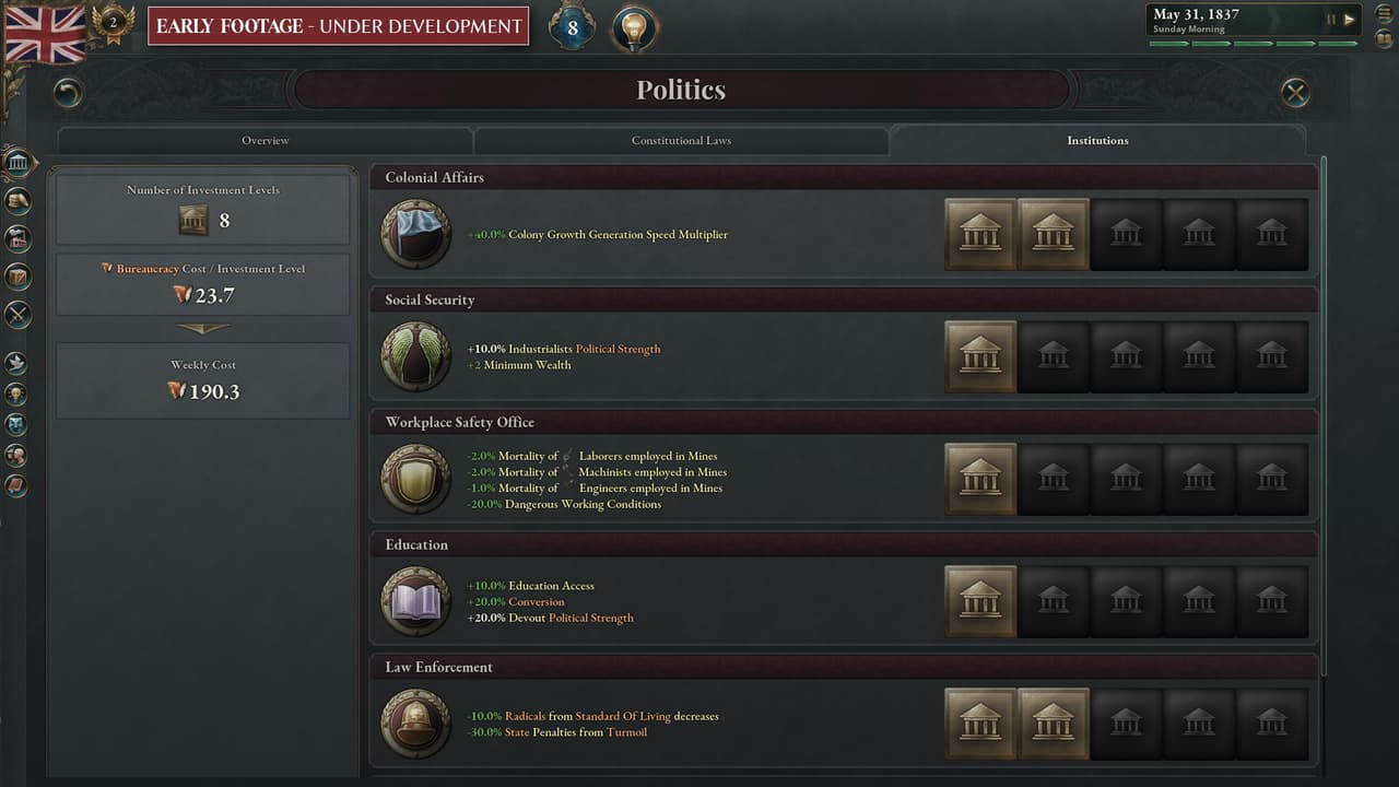 Victoria 3 screenshot 3