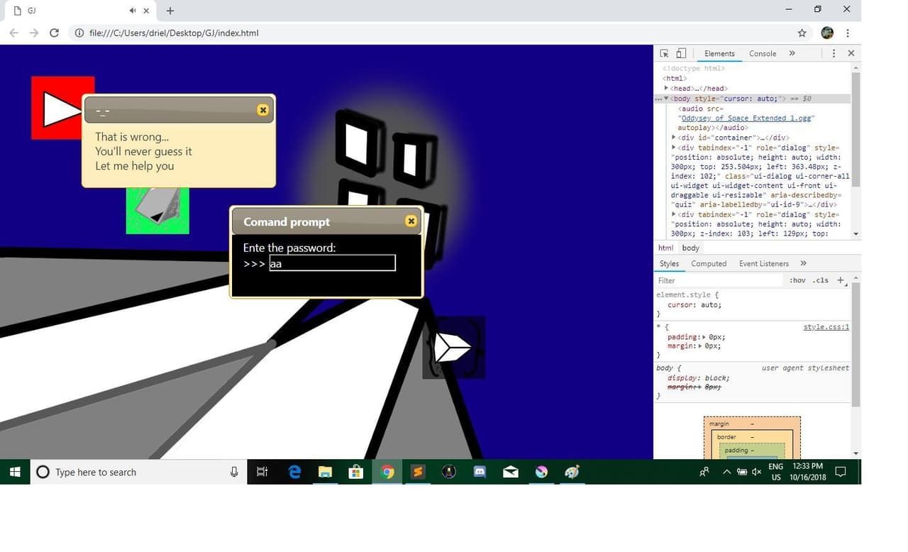 The BlackThornProd Game JAM paradox screenshot 2
