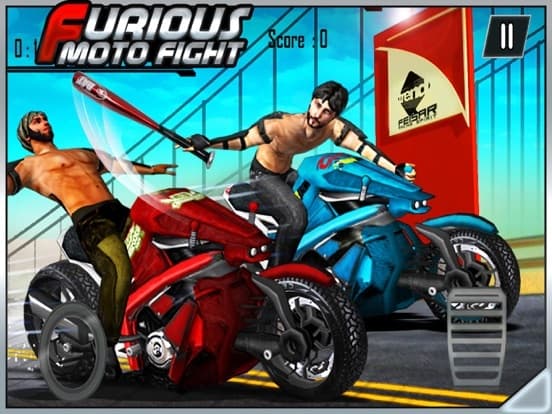 Furious Bike Fight Race screenshot 2
