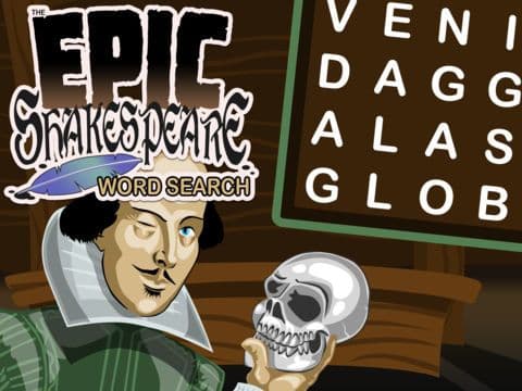 Epic Shakespeare Word Search - giant wordsearch puzzle with classic literature (ad-free) screenshot 2