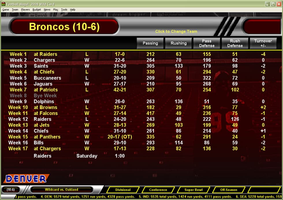 Football Mogul 2009 screenshot 3
