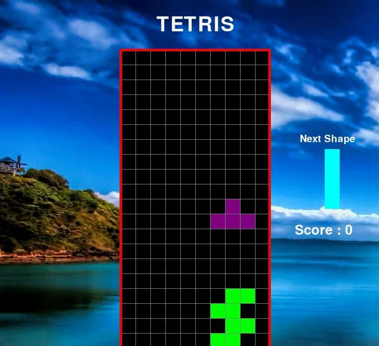 Tetris (itch) (achaljhawar) screenshot 3