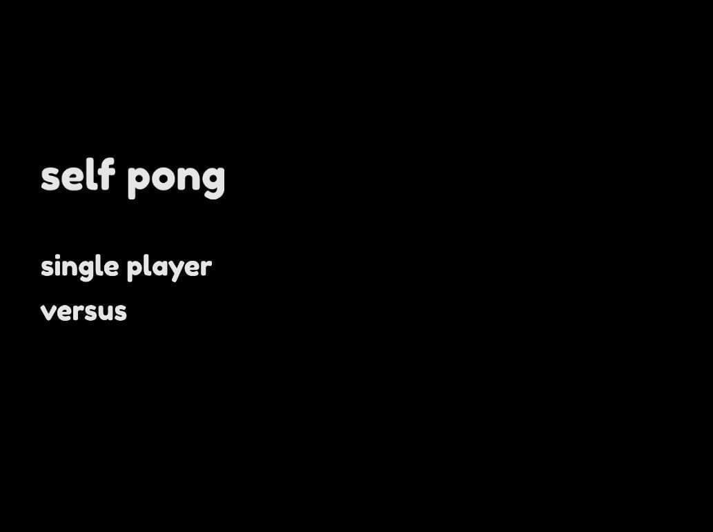 self pong (Infinity Trombone Studios)