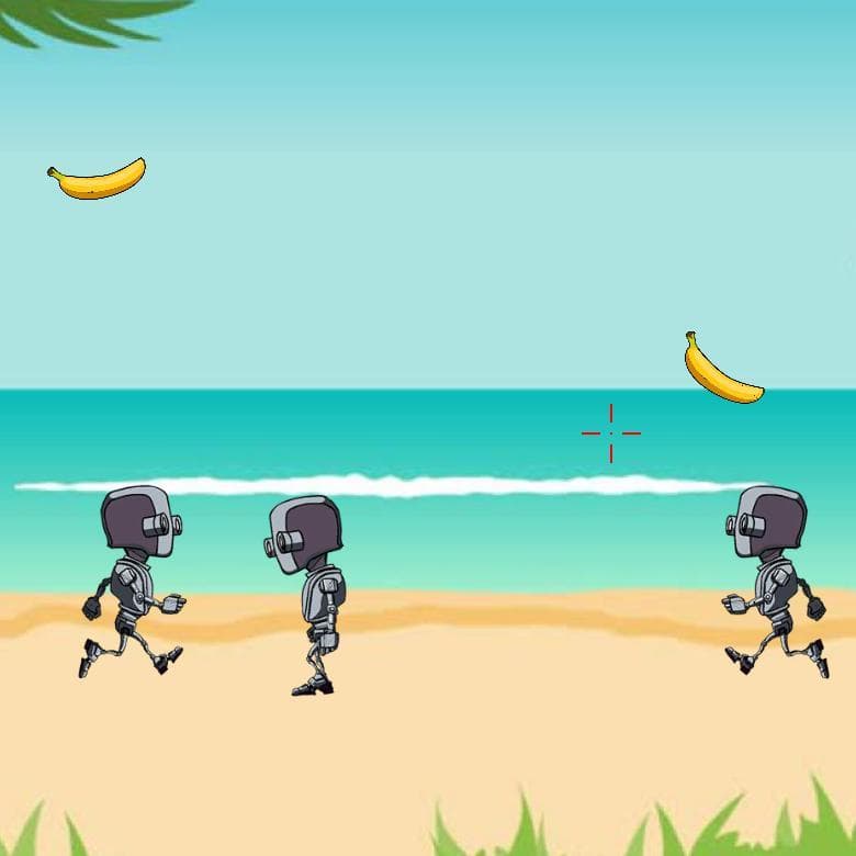 Robot Steves Banana Island Vacation
