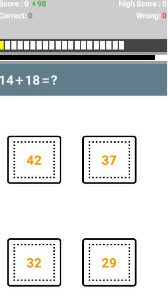 Math Quiz (lakben) screenshot 3