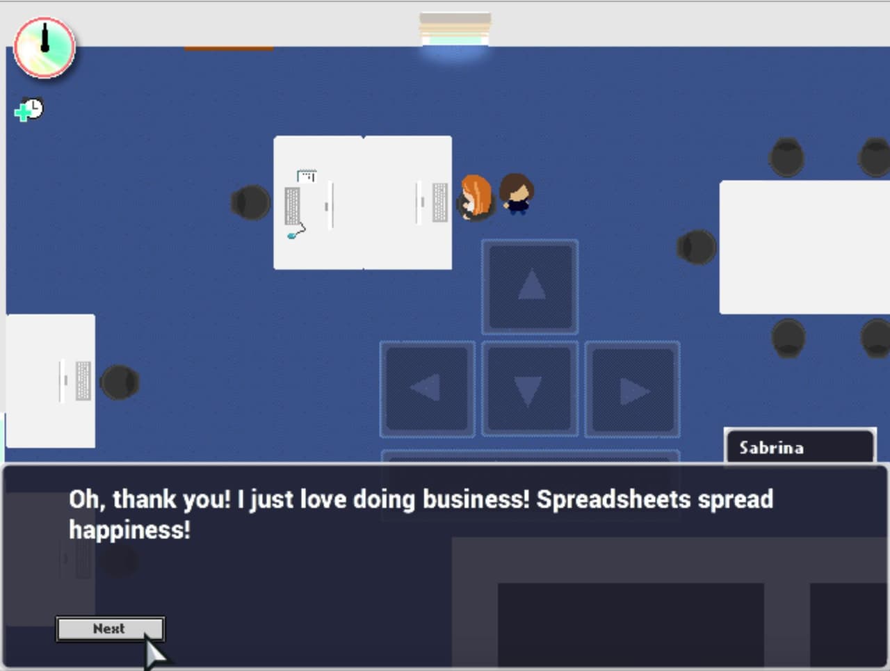 Clock:In screenshot 5