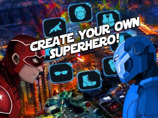 Create Yr Own Man Super.Hero ~ A Character Costume Dress-Up Game for Boys screenshot 5