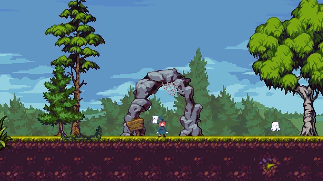 Running Little Witch screenshot 4