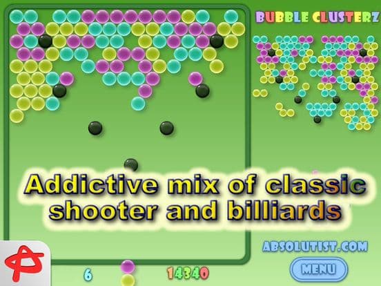 Bubble Clusterz Puzzle HD screenshot 4