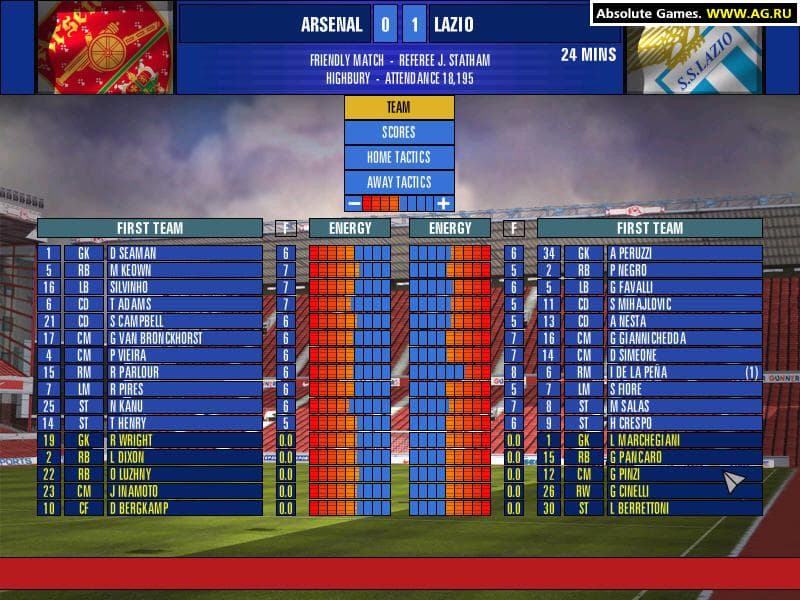 FA Premier League Football Manager 2002 screenshot 3