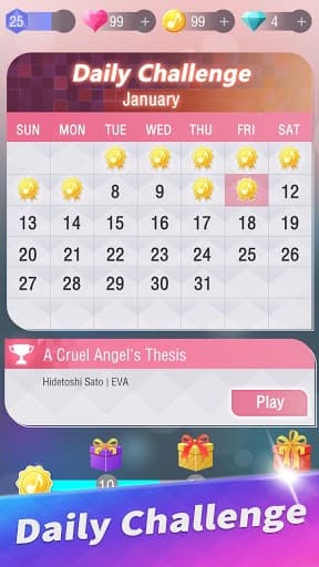 Anime Tiles: Piano Music screenshot 6