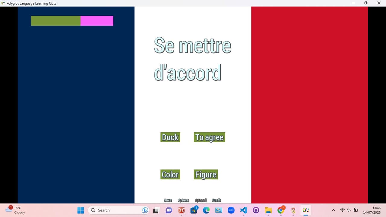 Polyglot Language Learning Quiz screenshot 2