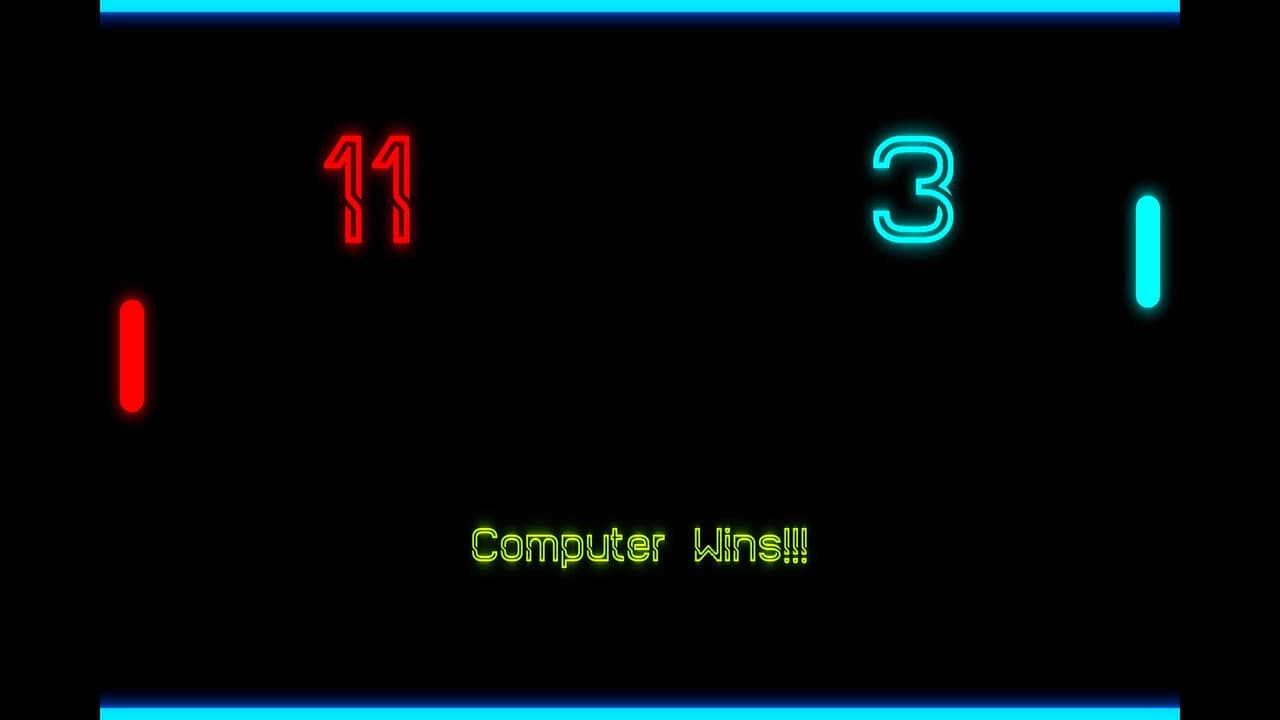 Neon Pong (itch) (JWR26 Games) screenshot 4