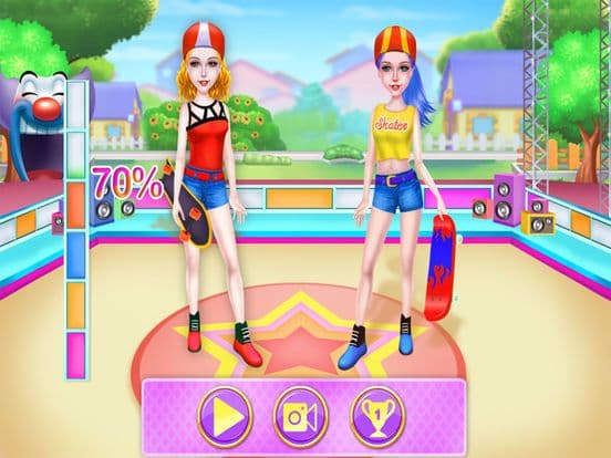 Skateboard Skating Girl screenshot 3