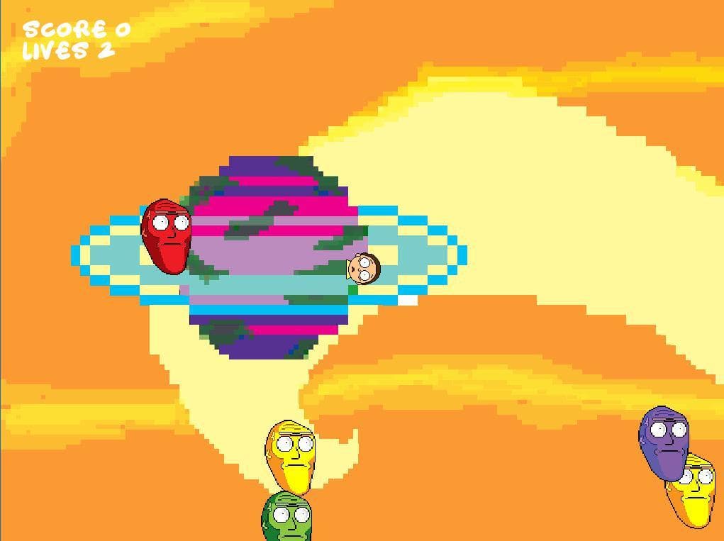 UP907636 - Rick and Morty Asteroids