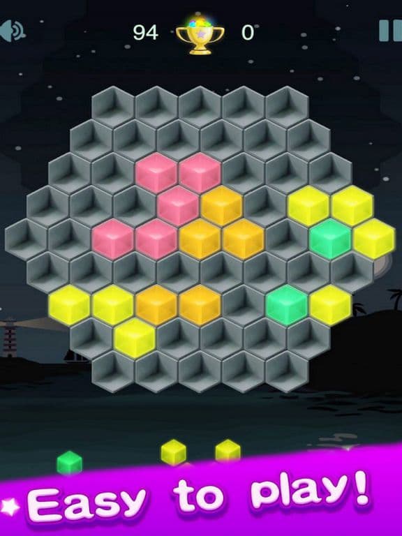 Amazing Hexagon Fit Puzzle V3 screenshot 2