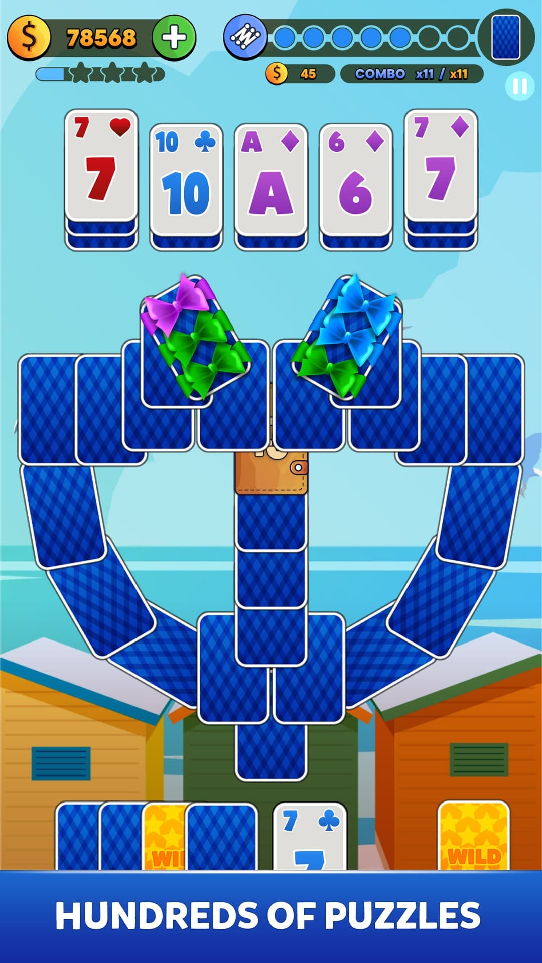 Solitaire Jazz Travel screenshot 2