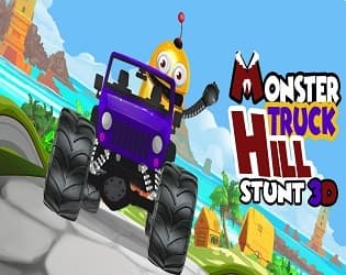 Monster Truck Hill Stunt 3D
