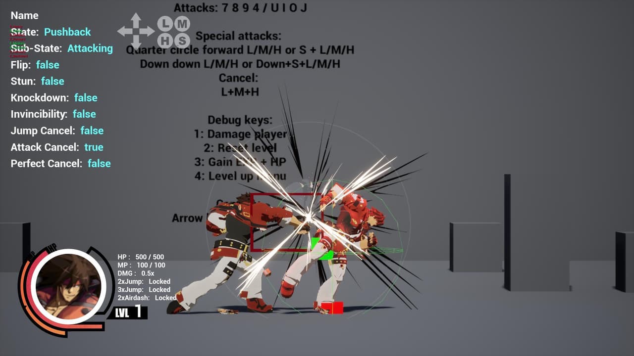 Guilty Gear Fangame Prototype screenshot 2