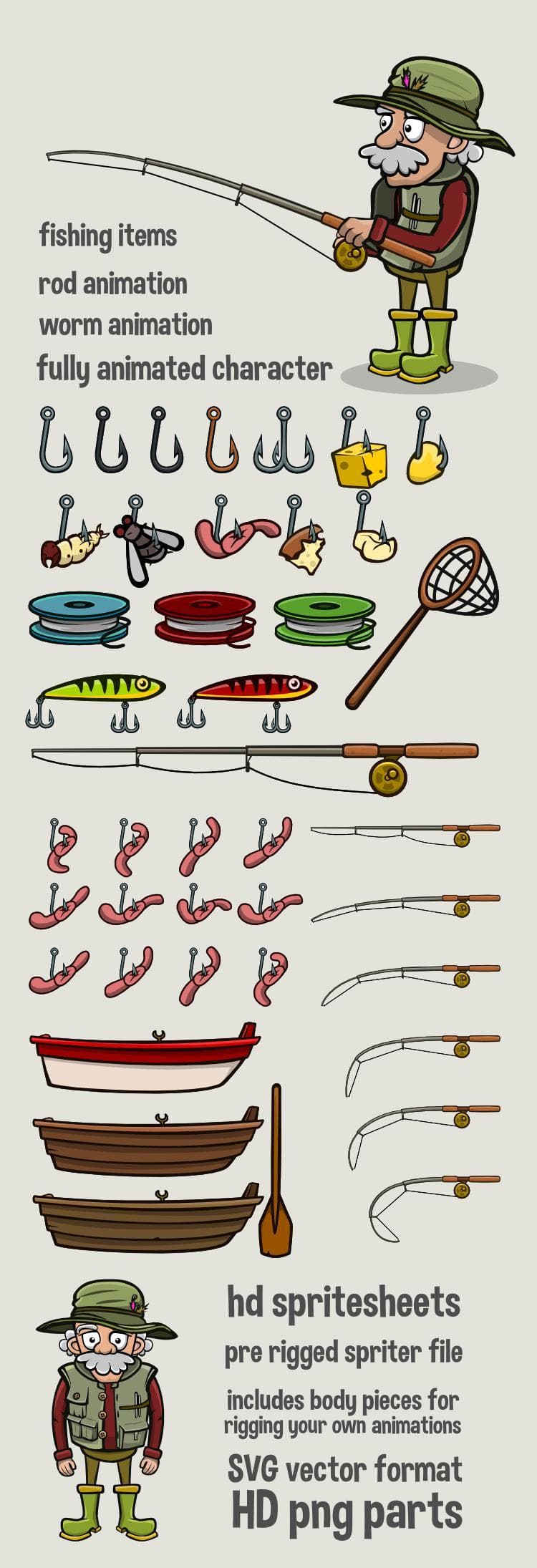 Fishing game pack