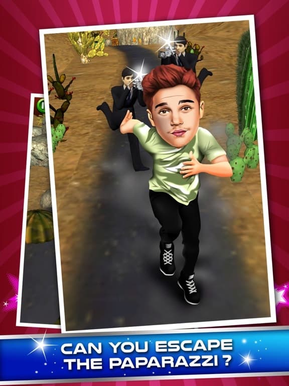 Hollywood on the Run - 3D jumping party runner dorm games! screenshot 2
